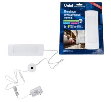 Панель светодиодная линейная ультратонкая с сенсором димм.ULI-F43-6W/4200K/DIM SENSOR IP20 SILVER 199,5х66,5х11мм 175Lm серебр  UL-00002886  Uniel