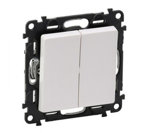 Valena LIFE DIY Белый Выключатель 2-клавишный 10А 250В  752405  Legrand