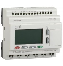 Логическое реле PLR-S. CPU0804(T) 24В DC с экраном ONI  PLR-S-CPU-0804T-DC-BN  ONI