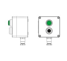 Взрывозащищенный пост управления из полиэстера CPE-P-03-(1xP1B(11)-1xLG(250))-1xKH2MHK(C)1Ex d e IIC Т5 Gb / Ex tb IIIC T95°C DbIP66/КЗ  2231.031.22.