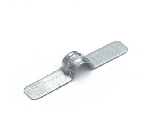 Скоба металлическая двухлапковая СМД d8-9 мм для монтажного пистолета (без отверстий) (100 шт/уп)  PR13.1977  Промрукав