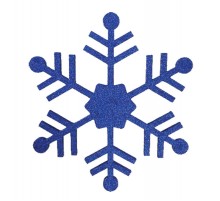 Елочная фигура "Снежинка классическая", 66 см, цвет синий  502-373  NEON-NIGHT