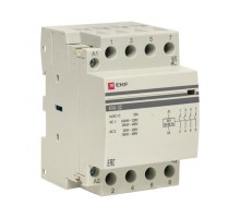 Контактор модульный КМ 32А 4NО (3 мод.) 24В АС PROxima  km-3-32-40-24v  EKF