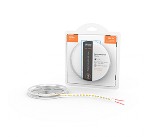 Лента светодиодная Basic LED 2835/120 12V 10W/m 700lm/m 3000K 8mm IP20 3m 1/100  BT036  Gauss