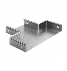 Переход прямой центральный 200х100х80, толщ. 0,7 мм, Сендзимир цинк, 034221  ППЦ-200х100х80-0,7-СЦ   Ostec