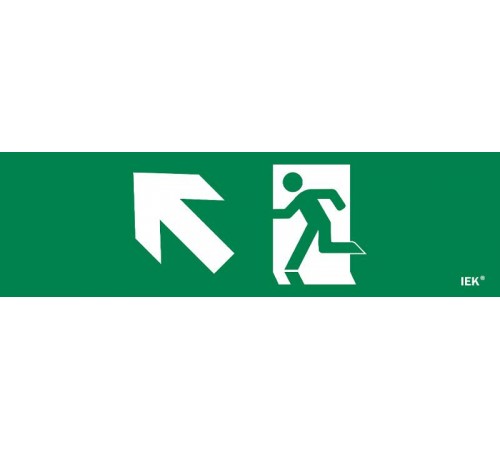 Этикетка самокл. 310х90мм "Фигура/стр. вверх влево"   LPC10-1-31-09-FVVNAL  IEK