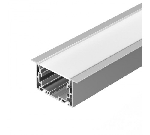Профиль с экраном S2-LINIA69-F-2500 ANOD+OPAL (Arlight, Алюминий)  021177  Arlight