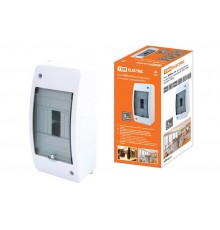 Бокс пластиковый навесной КМПн 2/4 для наружной установки с крышкой IP42, (ВхШхГ) 426х408х796мм  SQ0907-0004  TDM