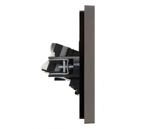 FORTE&PIANO Розетка комп. 2-ая RJ45 кат.5E FP333 серый  FP-K20-1-K03  IEK