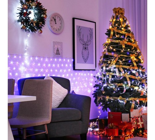 Светодиодная гирлянда ARD-NETLIGHT-HOME-1800x1500-CLEAR-180LED White (230V, 15W)  024676  Arlight