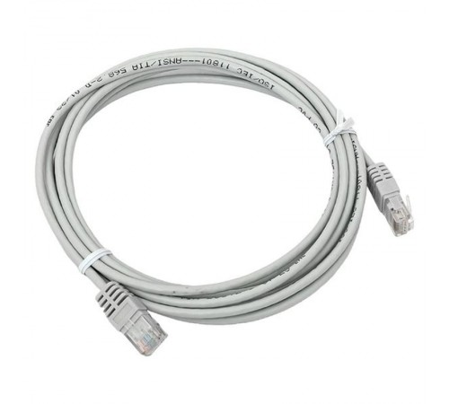 Патч-корд TERACOM PRO Cat.5E неэкранированный UTP оболочка PVC серый (3,0м)  TRP-5EUTP-PVC-3M-GY  EKF