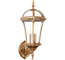 Светильник декоративный уличный PL621 60W 230V E27 225*205*540мм черное золото (на стену вверх)  11617  Feron