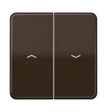 Клавиши для выключателя управления жалюзи 509VU и 539VU; коричневые  CD595PBFBR  Jung