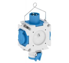 Тройник подвесной вход-1хCEE 16А 3Р выход 2хSchuko 16А 3р ,1хCEE 16А 3р 54655 I 54655-Bals I Bals