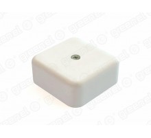 Коробка распределительная для о/п с кабель-каналом 50х50х20мм, IP40, цвет-БЕЛЫЙ (4уп*48шт/192шт)  GE41205-01  GREENEL