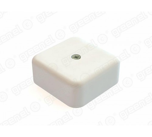 Коробка распределительная для о/п с кабель-каналом 50х50х20мм, IP40, цвет-БЕЛЫЙ (4уп*48шт/192шт)  GE41205-01  GREENEL
