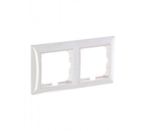 ABB Basic 55 Альп. белый Рамка 2-ая  1725-0-1480   2CKA001725A1480  ABB