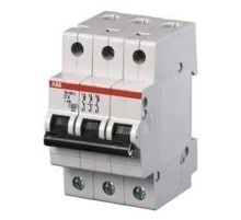 Выключатель автоматический трехполюсный SH203 1,6А C 6кА (SH203 C 1,6)  2CDS213001R0974  ABB