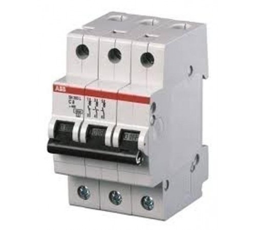 Выключатель автоматический трехполюсный SH203 1,6А C 6кА (SH203 C 1,6)  2CDS213001R0974  ABB