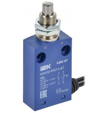 Выключатель концевой C6N-117 толк. рез. IP67  KKV12-P117-1-67  IEK