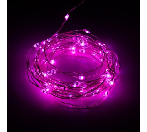 Гирлянда Нить ЕGNIG - PU с пультом, RGB, 5 м, 220 V, с таймер, с музыкой, управляемая, IP20  Б0055994  ЭРА