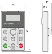 Панель дополнительная для NVF2G  639997  CHINT