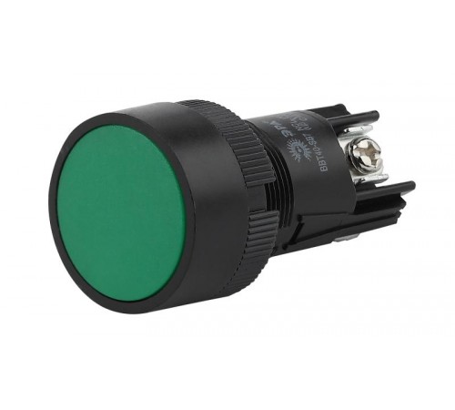 Кнопка управления  SВ-7 "Пуск" зеленая 1з+1р d22мм/240В (10/1000/12000)  Б0045659  ЭРА