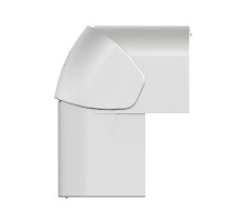 Угол внешний 90х50 мм изменяемый (80-120 град.) цвет серый металлик  09552G  DKC