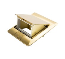 LUK/2BR Люк в пол на 2 поста (45х45мм), латунь  70020  Ecoplast