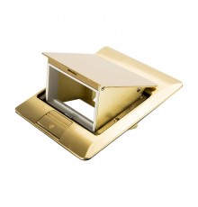 LUK/2BR Люк в пол на 2 поста (45х45мм), латунь  70020  Ecoplast