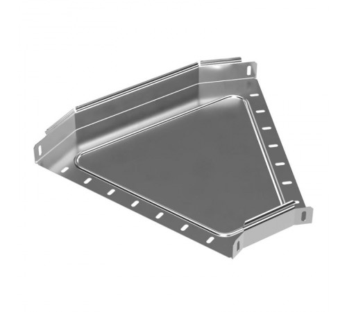 Угол горизонтальный 45 градусов Стандарт INOX (AISI 304) 400х50  PR16.3416  Промрукав