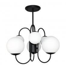 Светильник "Тефия" 261 черн. (Плафон 8728,8730)НСБ 01-6х40-101  1005405126  Элетех