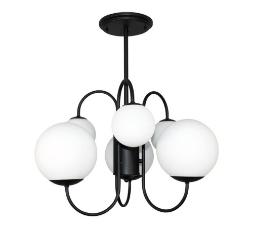 Светильник "Тефия" 261 черн. (Плафон 8728,8730)НСБ 01-6х40-101  1005405126  Элетех