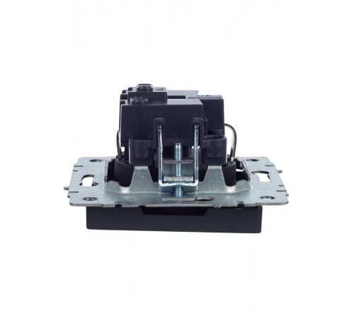 BRITE Розетка с заземлением без шторок 16А РС11-1-0-БрГ графит   BR-R11-16-K53  IEK