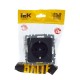 BRITE Розетка с заземлением без шторок 16А РС11-1-0-БрГ графит   BR-R11-16-K53  IEK