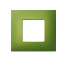 Simon 27 Накладка декоративная на рамку базовую, 1 пост, S27 Play, Arctic, зелёный  2700617-084  Simon