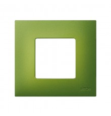 Simon 27 Накладка декоративная на рамку базовую, 1 пост, S27 Play, Arctic, зелёный  2700617-084  Simon