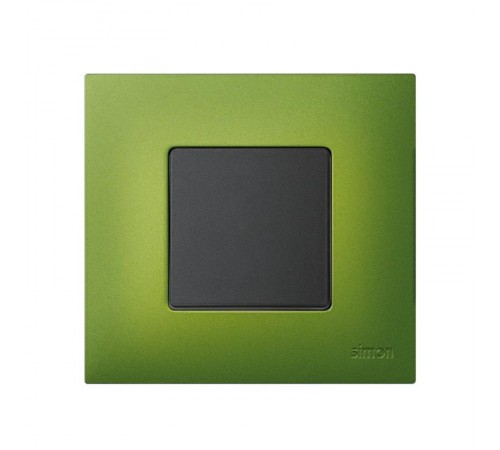 Simon 27 Накладка декоративная на рамку базовую, 1 пост, S27 Play, Arctic, зелёный  2700617-084  Simon