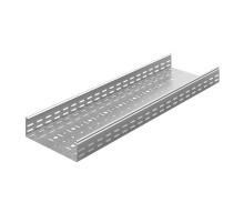 Лоток перфорированный 150х80х3000, толщ. 1,2 мм, гор. цинк  УЛП-150х80х3000-1,2-ГЦ  Ostec