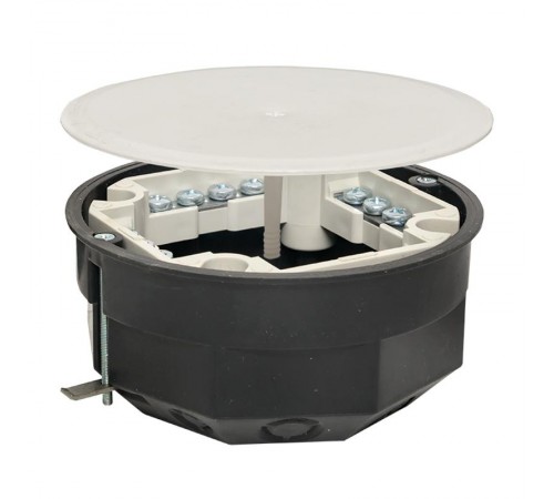 Коробка распределительная КМП-020-023 для полых стен с металлическими лапками, клеммником и крышкой (108х50) EKF PROxima  plc-kmp-020-023  EKF