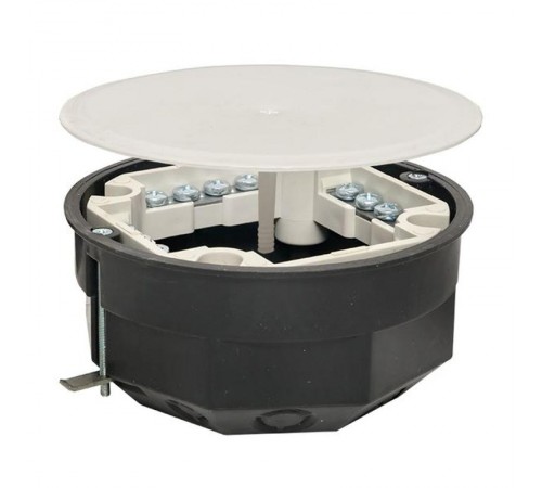 Коробка распределительная КМП-020-023 для полых стен с металлическими лапками, клеммником и крышкой (108х50) EKF PROxima  plc-kmp-020-023  EKF