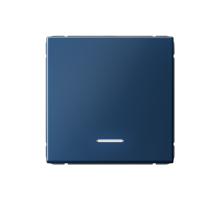 ArtGallery Аквамарин Выключатель 1-клавишный кнопочный с подсветкой, 10А, механизм  GAL001116  SE