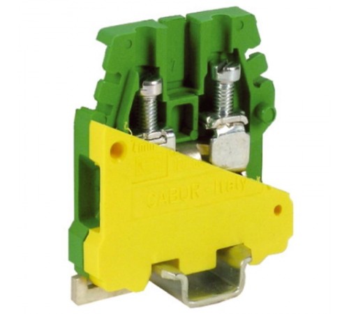 TR.4, зажим для заземления желт.зелен 4 кв.мм  ZTR200  DKC