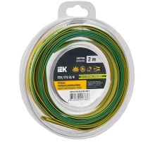 Трубка термоусадочная ТТУ нг-LS 8/4 жел-зел. (2м/упак) IEK  UDR12-008-004-002-K52-T  IEK