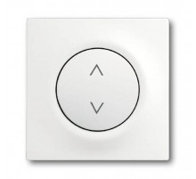 Клавиша для механизма электронного выключателя Busch-Jalousiecontrol , серия impuls, цвет белый бархат  6430-0-0379   2CKA006430A0379  ABB