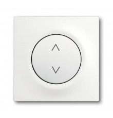 Клавиша для механизма электронного выключателя Busch-Jalousiecontrol , серия impuls, цвет белый бархат  6430-0-0379   2CKA006430A0379  ABB