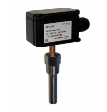 Датчик температуры погружной, -50...+150°С 0...10В 100мм =15...35В с гильзой 50мм  SPTV100  SE