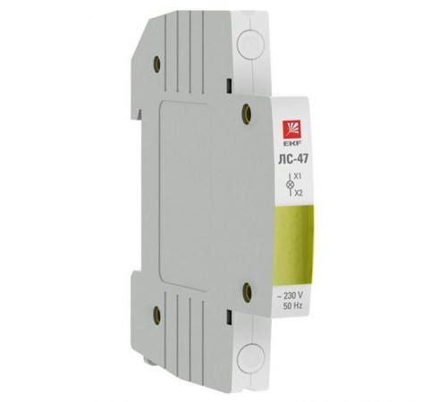 Лампа сигнальная ЛС-47 (желтая) EKF PROxima  mdla-47-y-pro  EKF