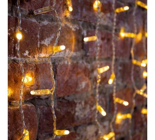 Гирлянда "Светодиодный Дождь" 2х1,5м, постоянное свечение, прозрачный провод, 230 В, диоды ТЕПЛЫЙ БЕЛЫЙ, 360 LED  235-306  NEON-NIGHT