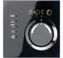 KNX-регулятор с шинным сопряжением с ручкой для установки температуры; чёрный LS2178TSSW Jung